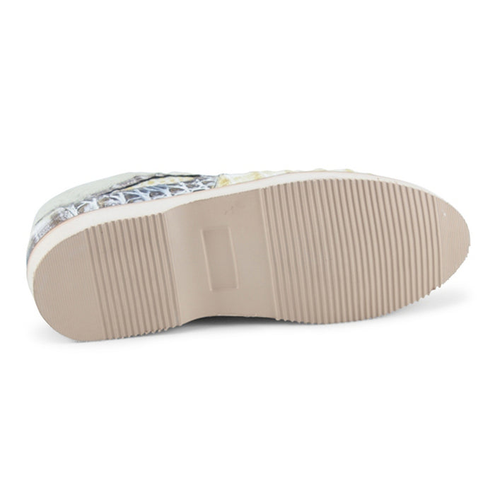 Los Altos Casual Natural Genuine All-Over Crocodile Shoes
