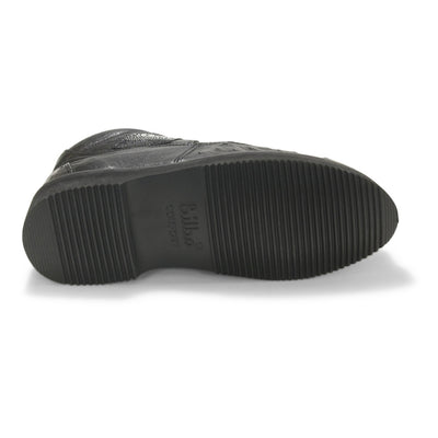 Los Altos Casual Black Stingray & Ostrich Skin Shoes 3   - from alligatorwarehouse.com