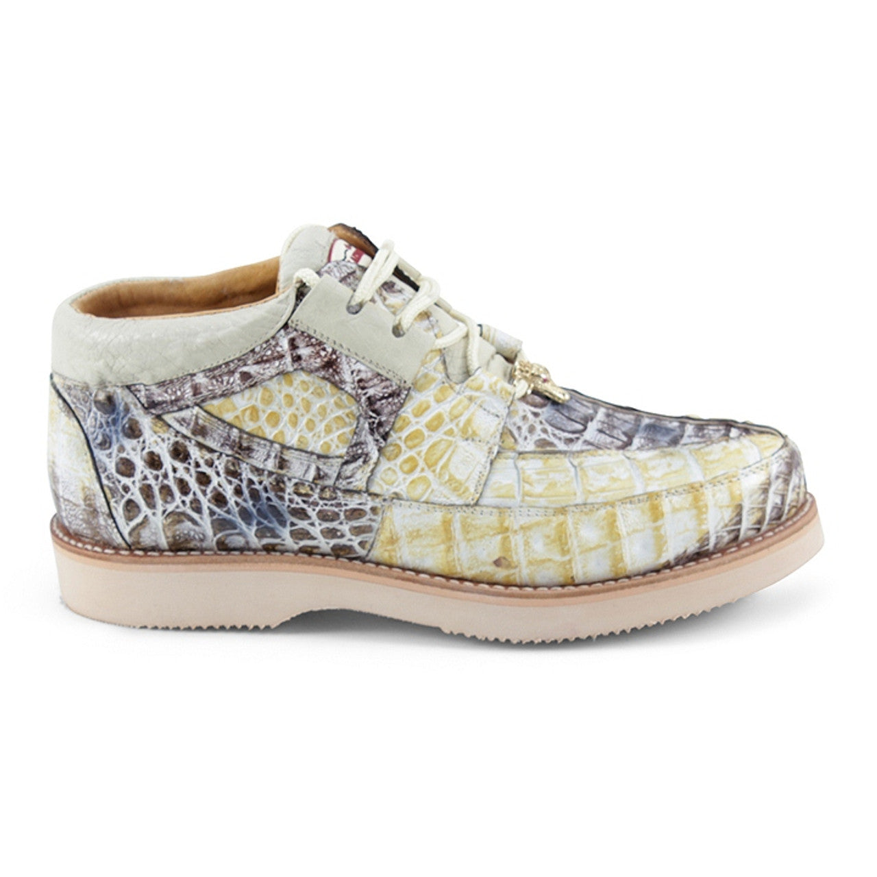 Los Altos Casual Natural Genuine All-Over Crocodile Shoes 4   - from alligatorwarehouse.com