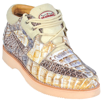 Los Altos Casual Natural Genuine All-Over Crocodile Shoes 1   - from alligatorwarehouse.com