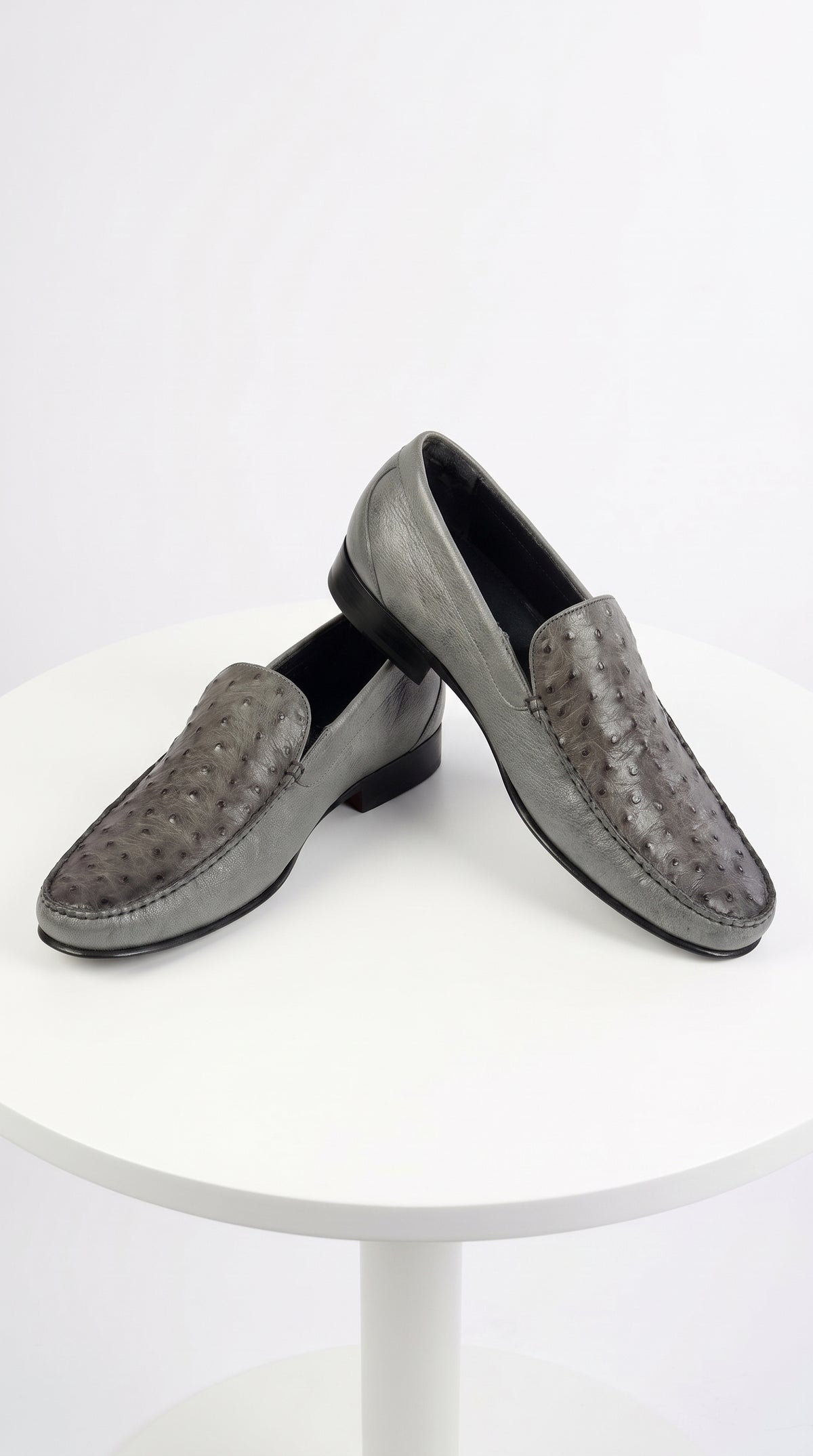 Lombardy Men's Caiman Belly & Calfskin Lombardy Men’s Caiman Belly & Calfskin Loafers – Exotic Leather Slip-On Dress Shoes