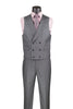 Charcoal Modern Fit 3-Piece Suit with Lapel Vest & Adjustable Pants 2 SO1MV2K-2_Charcoal_38S  - from alligatorwarehouse.com
