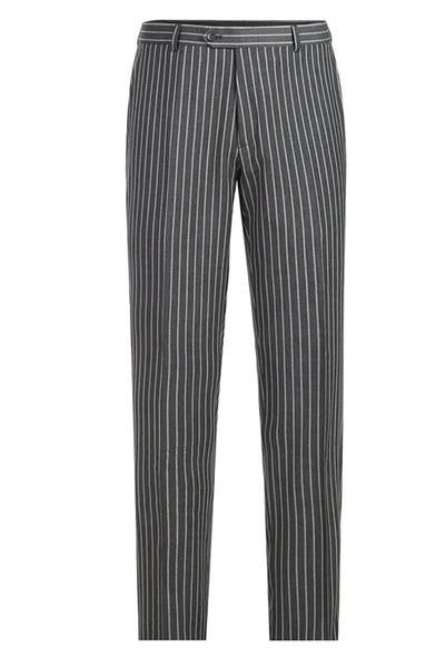 1920s Mens Suit - 1920s Mens Outfit - 1920s  costume  Bold Pinstripe  Suit in  Charcoal Grey 2 8C-9303  - from alligatorwarehouse.com