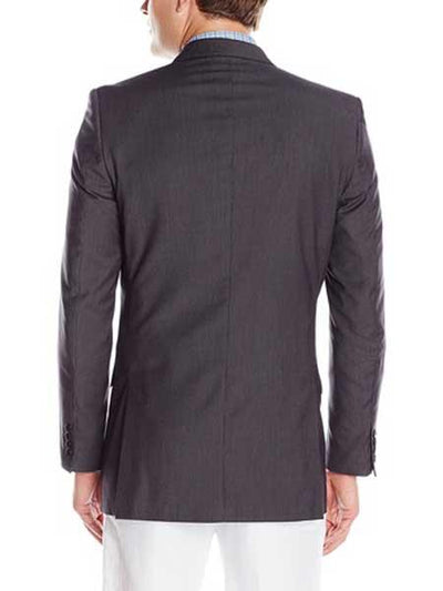 Men's 2 Button Charcoal Featherbone Micro Tech Slim Fit Suit Jacket 2   - from alligatorwarehouse.com
