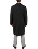 3 Button Wool/Poly Dark Charcoal Overcoat With Slanted Pockets 2   - from alligatorwarehouse.com