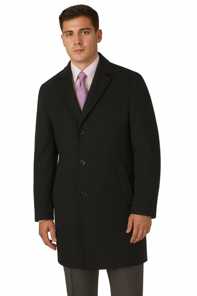 Men's Heavy Wool Overcoat – Classic Full Length Winter Topcoat 1 29315473986385  - from alligatorwarehouse.com