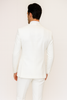 Seersucker Suit Peak Lapel Suit in Color 