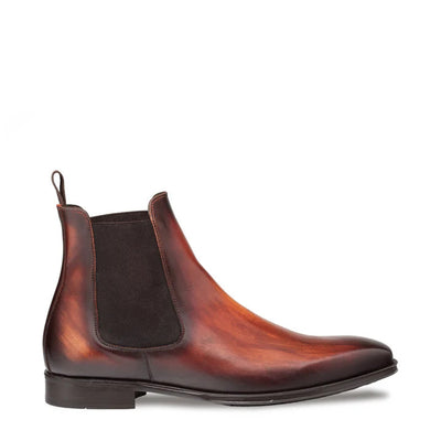 Cervantes Chelsea Boot Cognac Rust By Mezlan Made In Spain Brand 2   - from alligatorwarehouse.com
