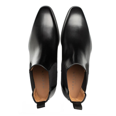 Cervantes Chelsea Boot Black By Mezlan Made In Spain Brand 3   - from alligatorwarehouse.com