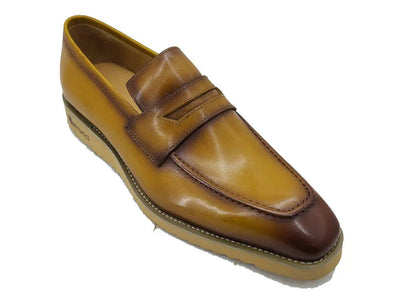 Chic Patina Burnished Penny Loafer 13 KS518-03OCEANBLUE8  - from alligatorwarehouse.com