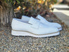 Chic Patina Burnished Penny Loafer 23 KS518-03OCEANBLUE75  - from alligatorwarehouse.com