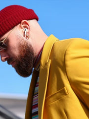 Travis Kelce Yellow Suit