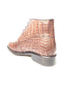 Los Altos Chocolate Brown Crocodile Lace Up Ankle Boots 4   - from alligatorwarehouse.com