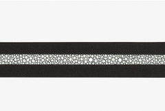 Cinto de Mantarraya Imitacion Perla Completa Color Negro 8C111405