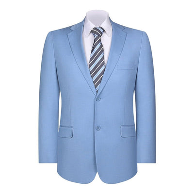 Mens Blazer Classic Fit Sport Coat Two Buttons Lightweight Suit Jacket Iceberg Green 4   - from alligatorwarehouse.com