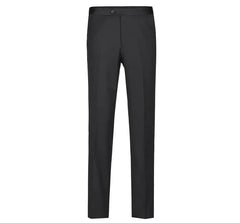 Mens Traditional Two Button Classic Fit Notch Black Tuxedo