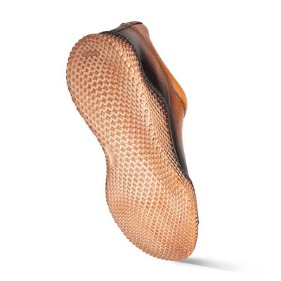 Mezlan Men's Cognac Calcio Deer Skin Slip On Sneakers 5   - from alligatorwarehouse.com