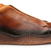 Mezlan Men's Cognac Calcio Deer Skin Slip On Sneakers 4   - from alligatorwarehouse.com