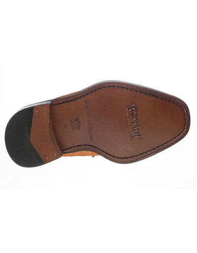 Ferrini Shoes - Mens Alligator Dress Shoe - Ferrini 216 Belly Alligator Cap Toe Shoes Cognac 2 F216-CG-090  - from alligatorwarehouse.com