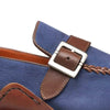 Mezlan  Men's Navy/Cognac Nubuck & Calfskin Loafer 5   - from alligatorwarehouse.com