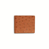 Ferrini Full Quill Ostrich Billfold Cognac 2 AABF-CG  - from alligatorwarehouse.com