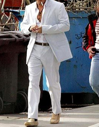 Mens Colin Farrell Miami Vice White Suit 1 IT-1321  - from alligatorwarehouse.com