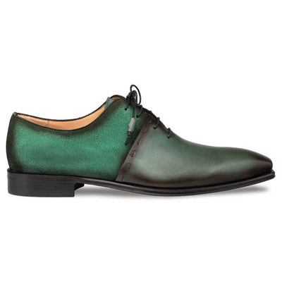 Colomer Forest/Green Calf/Suede Oxford Shoes By Mezlan Made In Spain Brand 2   - from alligatorwarehouse.com