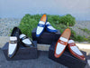 Contrast Two Tone Penny Loafer 4 KS2240-12TBLACKWHITE7  - from alligatorwarehouse.com