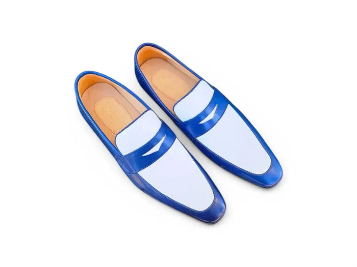 Carrucci Contrast Two Tone Penny Loafer