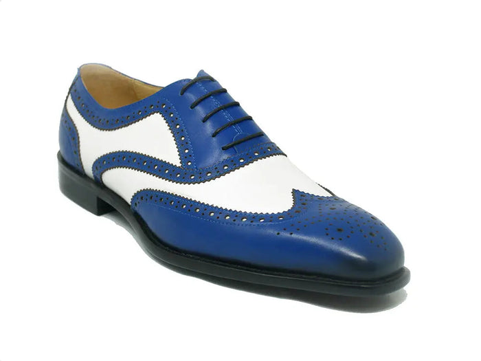 Carrucci Contrast Two Tone Wingtip Oxford