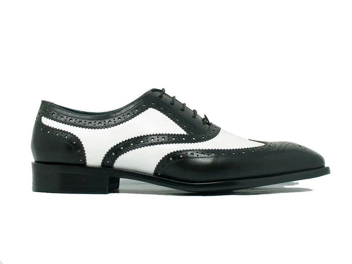 Carrucci Contrast Two Tone Wingtip Oxford