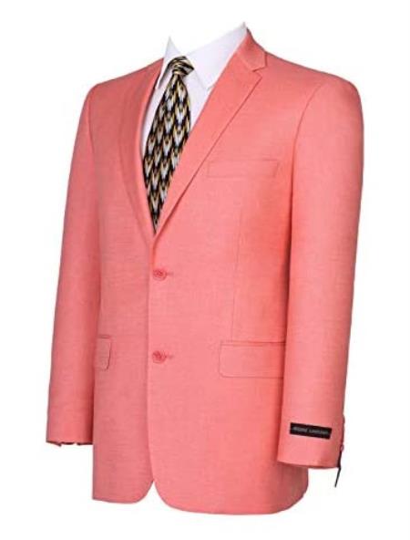 Mens Coral Blazer - Coral Sport Coat