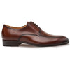 Coventry Dark Cognac Calfskin Leather Men’s Classic Apron Oxford By Mezlan Made In Spain Brand 2   - from alligatorwarehouse.com