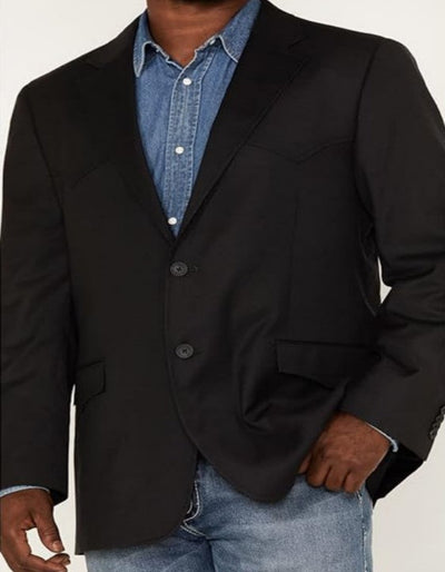 Western Blazer - Saco Para Hombre - Cowboy Blazer in Black Color 4   - from alligatorwarehouse.com