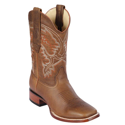 Los Altos Boots - Mens Dress Cowboy Boot - Low Priced Men's Square Toe Cowboy Boots- in Honey 1   - from alligatorwarehouse.com