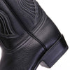 Los Altos Men's Genuine Elk Skin Black J-Toe Cowboy Boots 3   - from alligatorwarehouse.com