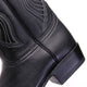Los Altos Men's Genuine Elk Skin Black J-Toe Cowboy Boots