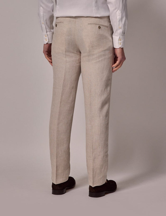 Mens Linen Suit For Beach Wedding - Summer  Suit in Cream