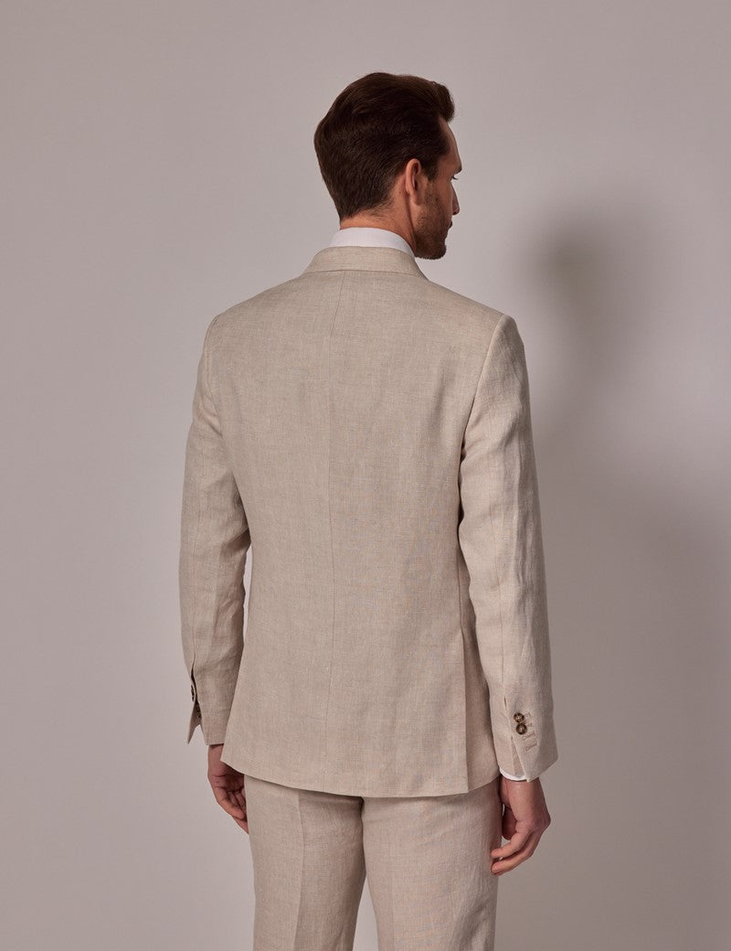 Mens Linen Suit For Beach Wedding - Summer  Suit in Cream