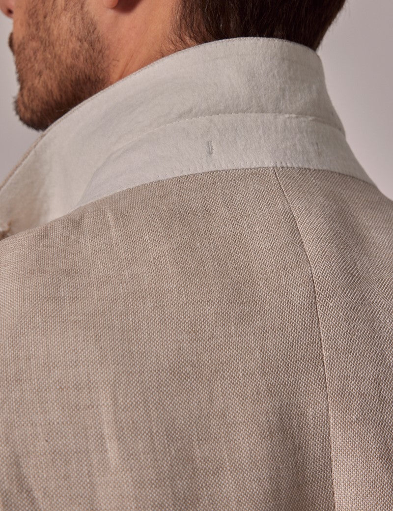 Mens Linen Suit For Beach Wedding - Summer  Suit in Cream