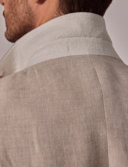 Mens Linen Suit For Beach Wedding - Summer  Suit in Cream