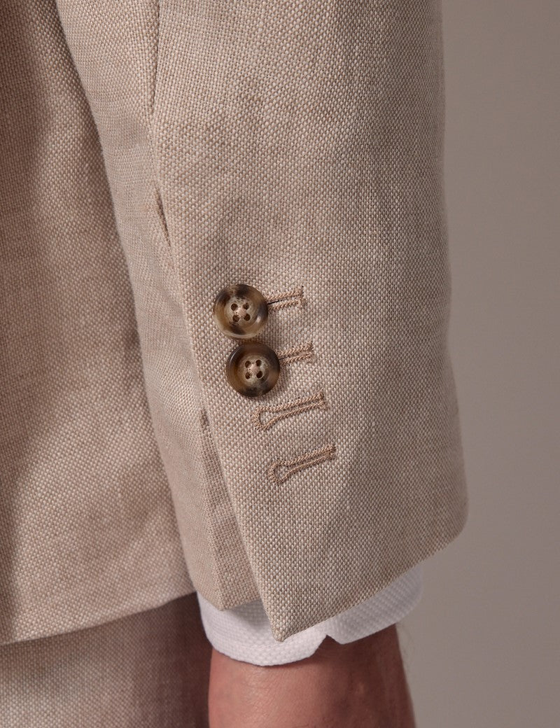 Mens Linen Suit For Beach Wedding - Summer  Suit in Cream