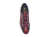 Crocodile-Embossed Leather Sneaker 7 KS626-02BLUE75  - from alligatorwarehouse.com