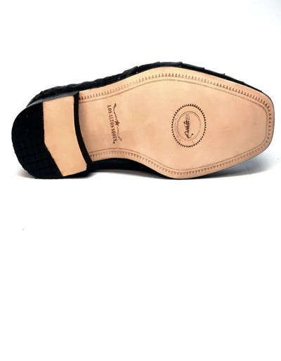 Los Altos All-Over Crocodile Belly Loafers 8   - from alligatorwarehouse.com