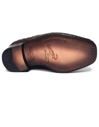 Los Altos All-Over Crocodile Belly Loafers 4   - from alligatorwarehouse.com