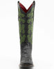 Ferrini Women's Stampede Square Toe Boots Crocodile Print - Black 4 90393-04-060-B  - from alligatorwarehouse.com