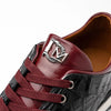 Marco Di Milano Portici Men's Shoes Wine & Black Exotic Lizard / Crocodile Casual Sneakers 4 PORTICI_CAIMAN-LIZARD TEJU_WINE_8  - from alligatorwarehouse.com