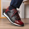 Marco Di Milano Portici Men's Shoes Wine & Black Exotic Lizard / Crocodile Casual Sneakers 6 PORTICI_CAIMAN-LIZARD TEJU_WINE_8  - from alligatorwarehouse.com