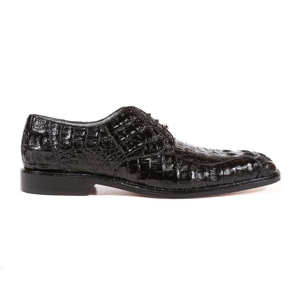 Belvedere Chapo  Men's Designer Shoes Exotic Crocodile Hornback Oxfords