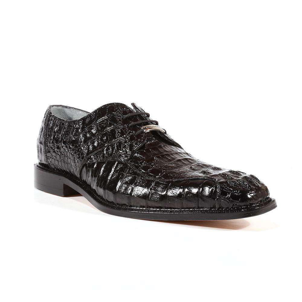 Belvedere Chapo  Men's Designer Shoes Exotic Crocodile Hornback Oxfords